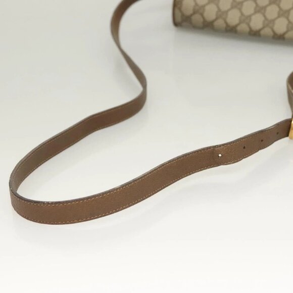 GUCCI GG Supreme Web Sherry Shoulder Bag PVC Beige Gold 904 02 084 Auth BA2769 - Picture 8 of 16